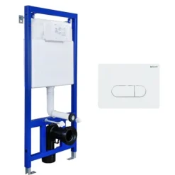 Belvit Trockenbau Vorwandelement Montageelement für Wand-WC mit Betätigungsplatte