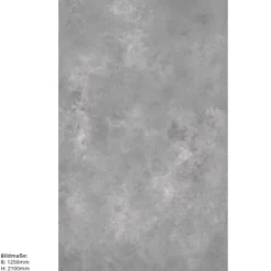 Beton, 125x210cm, fugenlose Wandpaneele aus Alu-Verbund 3mm, Duschrückwand