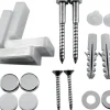 Bodenbefestigung DURAVIT für Stand WC 0067021000 chrom/weiß