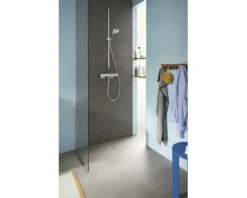Brausegarnitur hansgrohe Croma Select S 110 Vario EcoSmart chrom weiß glänzend Brausestangenlänge 959 mm 26573400