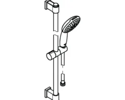 Brausegarnitur Grohe Quickfix Vitalio Start 110 III chrom glänzend Brausestangenlänge 600 mm 26032001