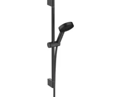 Brausegarnitur hansgrohe Pulsify Select S Schwarz Matt Brausestangenlänge 669 mm 24160670