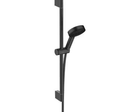 Brausegarnitur hansgrohe Pulsify Select S Schwarz Matt Brausestangenlänge 669 mm 24160670