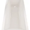 Calmwaters® Rechteck-Badewanne 170x75 cm, Acrylwanne Modern Square, ergonomische Körperformbadewanne, Maße 170 x 75 cm, Rechteckbadewanne Weiß, 02SL3311