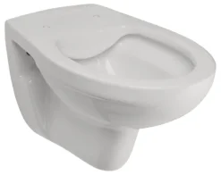 Calmwaters® Spülrandloses Wand WC im Set in Manhattan-Grau, Tiefspüler mit WC Sitz aus Urea-Duroplast mit Absenkautomatik, 99000191