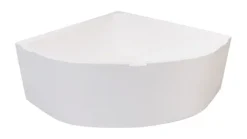 Calmwaters® Wannenträger 120 x 120 cm Modern Small 2, Passend für Eck-Badewanne 120x120 cm, Styroporträger, Schall- und wärmedämmend, Direkt verfliesbar, Badewannenträger in Weiß, 03AX2349