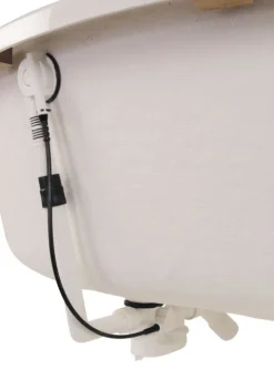 Calmwaters® Wannenträger 120 x 120 cm Modern Small 2, Passend für Eck-Badewanne 120x120 cm, Styroporträger, Schall- und wärmedämmend, Direkt verfliesbar, Badewannenträger in Weiß, 03AX2349