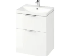Cersanit Waschtischunterschrank CITY BxHxT 59,4 x 72 x 44,7 cm Frontfarbe weiß