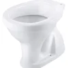 Cersanit Stand-WC President Tiefspüler mit Spülrand weiß glänzend ohne WC-Sitz CCLZ1000060924, CCLZ1000065585
