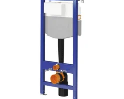 Cersanit Wand-WC Set City Square Tiefspüler ohne Spülrand weiß glänzend mit WC-Sitz, Vorwandelement pneumatisch SZWZ1008566282