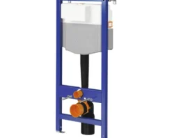 Cersanit Wand-WC Set City Square Tiefspüler ohne Spülrand weiß glänzend mit WC-Sitz, Vorwandelement mechanisch SZWZ1008556282
