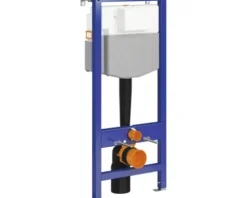 Cersanit Wand-WC Set City Square Tiefspüler ohne Spülrand weiß glänzend mit WC-Sitz, Vorwandelement mechanisch SZWZ1008556282