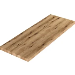 120 cm Ablage in Holzoptik Eiche für Aufsatzwaschbecken
