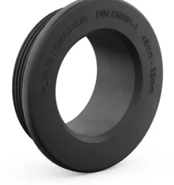 CRASSUS Gummiadapter Druckdichte 0,5 bar 45/32 mm Spannweite, CRA10003