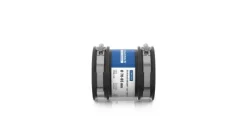 CRASSUS Schlauchadapter Typ 1 CDC 070, CRA11019, außenliegender Adapter zur Verbindung zweier Abwasserrohre für gleiche Rohrdimensionen