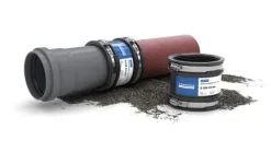 CRASSUS Schlauchadapter Typ 1 CDC 100, CRA11018, außenliegender Adapter zur Verbindung zweier Abwasserrohre für gleiche Rohrdimensionen