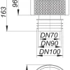 Dallmer Rohrbelüfter DallVent Maxi DN70/90/100, 1289837