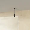 Deckenstütze Stabilisator Glas/Decke hochglanz verchromt