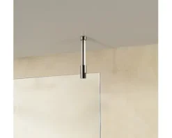 Deckenstütze Stabilisator Glas/Decke hochglanz verchromt