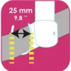 Deckenstütze MSV Ø 25 mm weiß glänzend