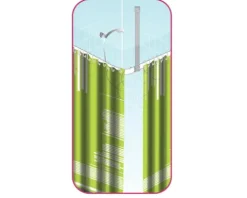 Deckenstütze MSV Ø 25 mm weiß glänzend