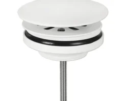 Design Schaftventil 1 1/4" weiß matt
