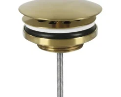 Design Schaftventil 1 1/4" matt gold