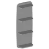 Devo Hängeregal Oval BxHxT 34 x 94 x 13.8 cm diamantgrau