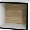 Devo Hängeschrank offen Sonus 2.0 BxHxT 38 x 32.5 x 28 cm arctic white hochglanz
