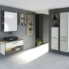 Devo Hängeschrank offen Sonus 2.0 BxHxT 38 x 124.5 x 28 cm classico muschel