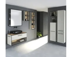 Devo Hängeschrank offen Sonus 2.0 BxHxT 38 x 32.5 x 28 cm dakar suedette matt/Eiche