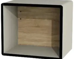 Devo Hängeschrank offen Sonus 2.0 BxHxT 38 x 32.5 x 28 cm dakar suedette matt/Eiche