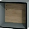 Devo Hängeschrank offen Sonus 2.0 BxHxT 38 x 32.5 x 28 cm fjord