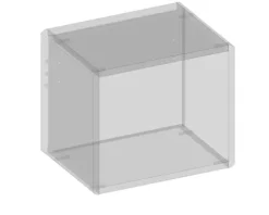 Devo Hängeschrank offen Sonus 2.0 BxHxT 38 x 32.5 x 28 cm fjord