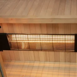 Dewello® Infrarotkabine Infrarotsauna CALGARY 90cm x 90cm inkl. 4 Vollspektrumstrahler, Farblichtherapie, LED