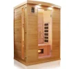 Dewello® Infrarotkabine Infrarotsauna PIERSON 135cm x 105cm inkl. 5 Vollspektrumstrahler, 3 Karbonstrahler, 2 Personen