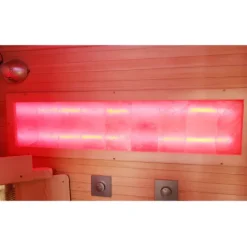 Dewello® Infrarotkabine Infrarotsauna SALTCOATS 120cm x 120cm inkl. 3 Vollspektrumstrahler, 4 Karbonstrahler, 2 Personen