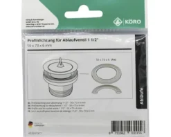 Dichtung für Ablaufventile 1 1/2