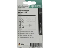 Dichtungssortiment für Geruchverschluss 1 1/2"
