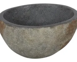 Differnz Aufsatzwaschbecken aus Naturstein Ruz 23 x 23 cm grau matt 36.102.51