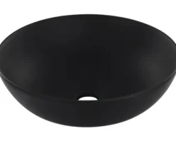 Differnz Aufsatzwaschbecken SLIM 39,5 x 39,5 cm schwarz matt 38.010.80