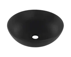 Differnz Aufsatzwaschbecken SLIM 39,5 x 39,5 cm schwarz matt 38.010.80
