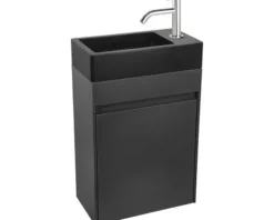 Differnz Handwaschbecken Hura L 40 x 22 cm Basaltstein