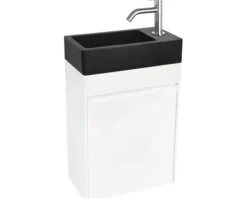 Differnz Handwaschbecken Hura L 40 x 22 cm Basaltstein