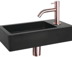 Differnz Handwaschbecken Hura L 40 x 22 cm Basaltstein