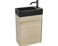 Differnz Handwaschbecken Hura L 40 x 22 cm Basaltstein