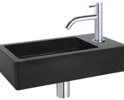 Differnz Handwaschbecken Hura L 40 x 22 cm Basaltstein
