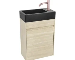 Differnz Handwaschbecken Hura L 40 x 22 cm Basaltstein