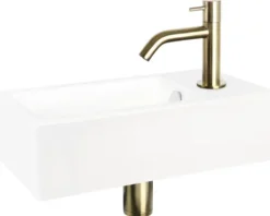 Differnz Tassensiphon für Handwaschbecken 1 1/4 Zoll x 32 mm gold matt 30.412.67