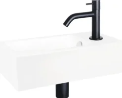 Differnz Tassensiphon für Handwaschbecken 1 1/4 Zoll x 32 mm schwarz matt 30.412.48